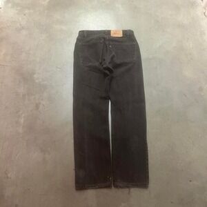 Vintage Levi's 550 men's black jeans fade paper tag 1998 32‎